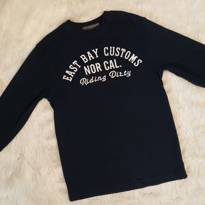 East Bay Old Navy Long Sleeve Navy Blue Thermal